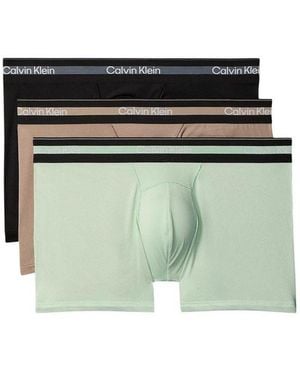 Calvin Klein Bicolour Recycled Polyester Boxers - Green