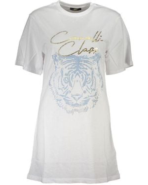 Roberto Cavalli Cotton T-Shirt - White