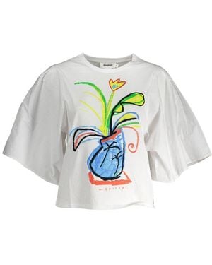 Desigual Cotton Top - White