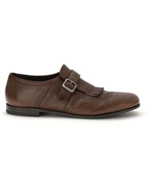 Church's Calf Leather Bos Taurus Slip-On Loafers - Brown