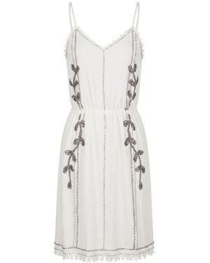 Trussardi White Cotton Dress