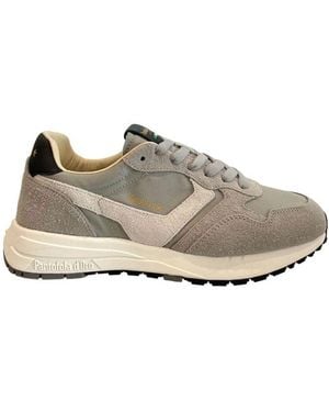 Pantofola D Oro Grey Suede Men's Trainer - Natural