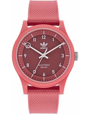 adidas Multicolor Synthetic Watch - Pink