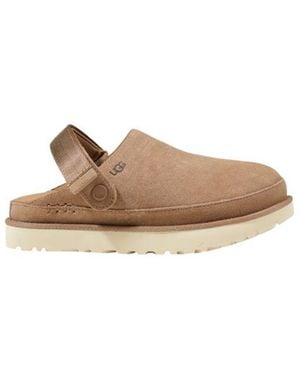 UGG Beige Recycled Polyester Platform Court Shoes - Multicolour