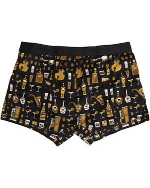 Dolce & Gabbana Black Gold Cocktail Regular Boxer Underwear