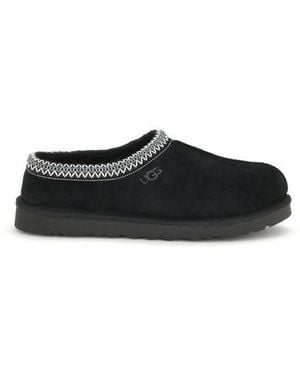 UGG Black Leather Mules
