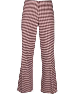 P.A.R.O.S.H. Houndstooth Flared Pants