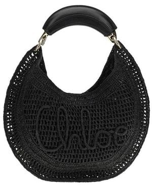 Chloé Summer Banana Shoulder Bag - Black