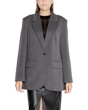 ONLY Gray Recycled Polyester Suits & Blazer
