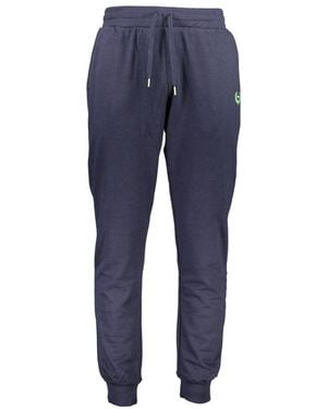 Gianmarco Venturi Blu Cotton Men's Sweatpant - Blue