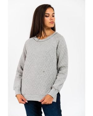 Gas Grey Cotton Sweatshirt