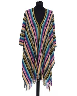 Missoni Wool Poncho - Multicolour