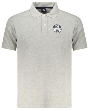 North Sails Cotton Polo Shirt - Grey