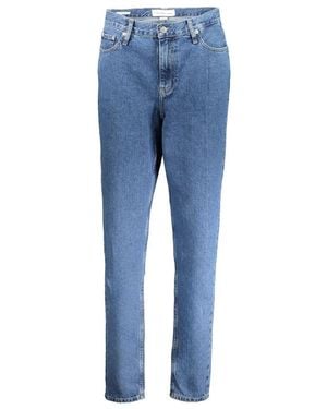 Calvin Klein Blu Cotton S Jeans - Blue