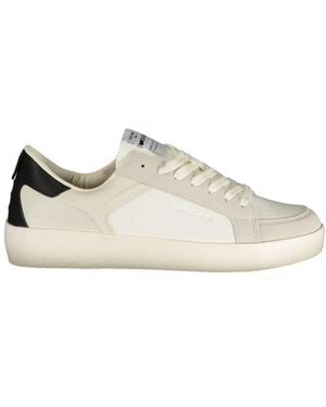 Gas White Polyurethane Men's Sneaker - Multicolor