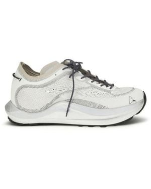 ROA White Fabric Athletic Trainers