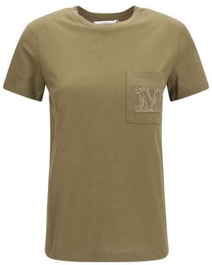 Max Mara Bicolor Cotton Sportswear - Green