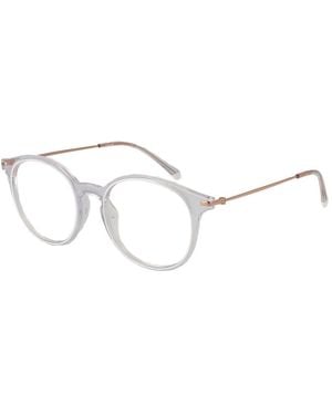 Polaroid White Polyamide Glasses (frames) - Metallic