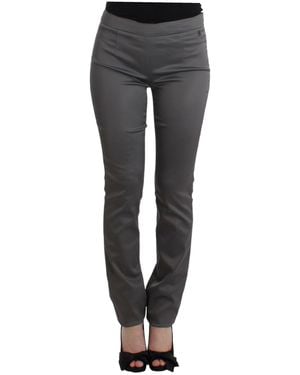 John Galliano Gray Slim Fit Pants