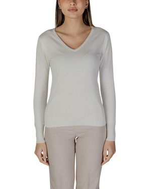 Street One Cream Viscose Tops & T - Gray