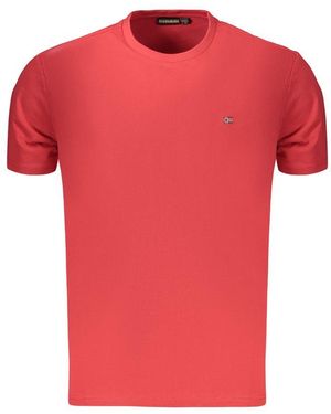 Napapijri Red Cotton Men's T
