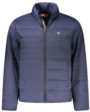 Tommy Hilfiger Blu Poliammide Men's Jacket - Blue