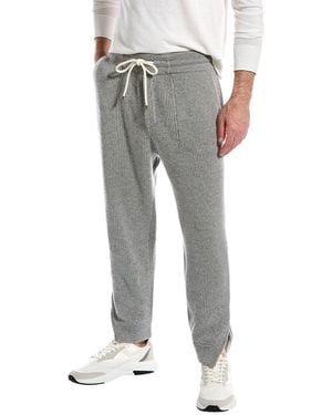Brunello Cucinelli Grey Cashmere Joggers (workout Pants)