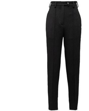 Prada Wool Trousers - Black