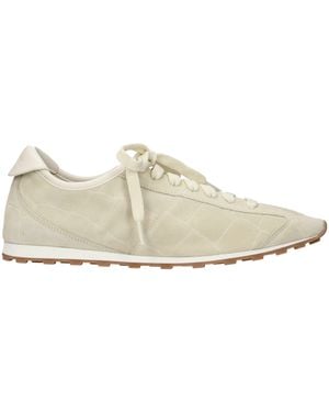 Jacquemus Beige Leather Trainers - Natural