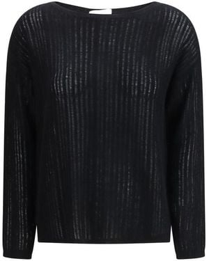 Allude Black Cashmere Jumper