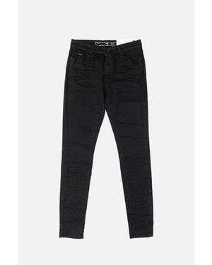 Gas Black Cotton Skinny Jeans