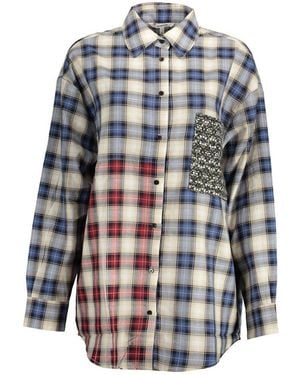 Desigual Cotton Shirt - Blue