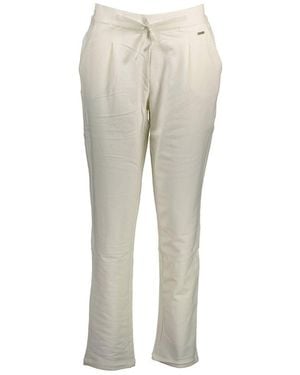 U.S. POLO ASSN. White Cotton 's Trouser - Natural