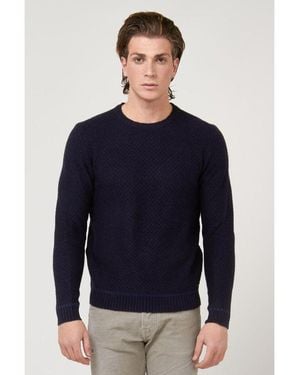 Gas Blue Marabou Sweatshirt