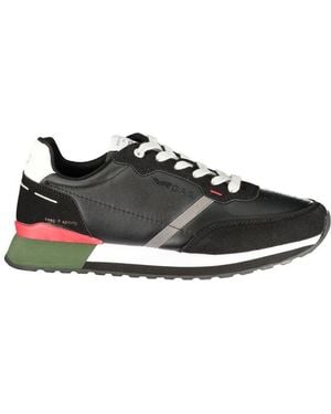 Gas Black Polyester Men's Sneaker