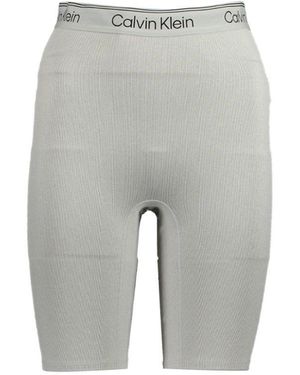 Calvin Klein Grigio Polyester 's Sweatpant - Grey