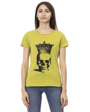 TRUSSARDI ACTION Green Cotton T - Yellow