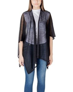 Liu Jo Black Polyacrylic Jackets & Coat