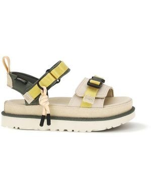 UGG Beige Other Fibres Flat Sandals - Metallic
