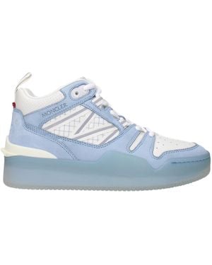 Moncler Hightop Translucent Sole Shoe - Blue