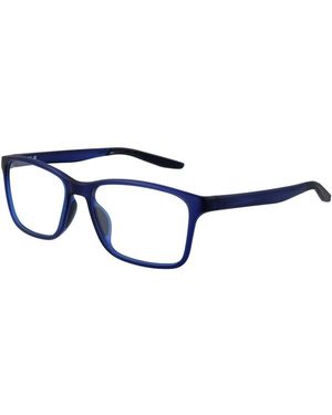Nike Black Stainless Steel Glasses (frames) - Blue