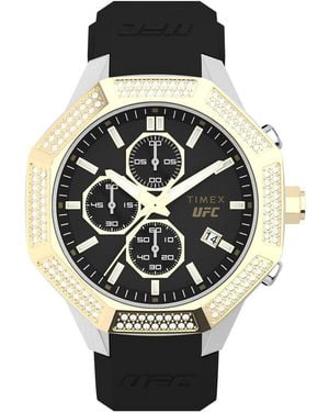 Timex Black Synthetic Sport Watch - Metallic