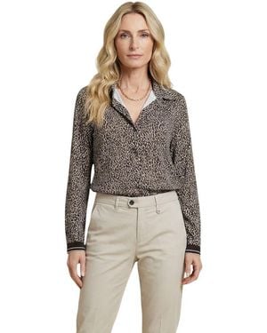 Street One Multicolor Cotton Blouse - Gray