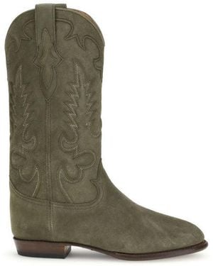 SHILOH HERITAGE Texas Boots - Green