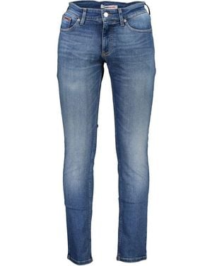 Tommy Hilfiger Blue Cotton Jeans & Pant