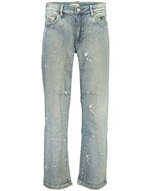 Desigual Azzurro Cotton 's Jeans - Blue