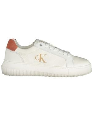 Calvin Klein Polyurethane Trainer - White