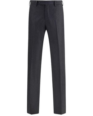 Germano Virgin Wool Pants - Blue