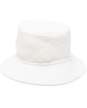 P.A.R.O.S.H. Wide-Brim Bucket Hat - White