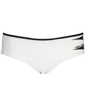 KARL LAGERFELD White Polyamide 's Swim Brief